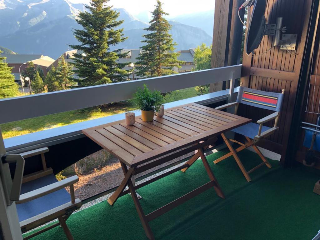 Appartement Dans Residence Du Roche Mantel -Alpes Huez Face A L'Alpexpress מראה חיצוני תמונה