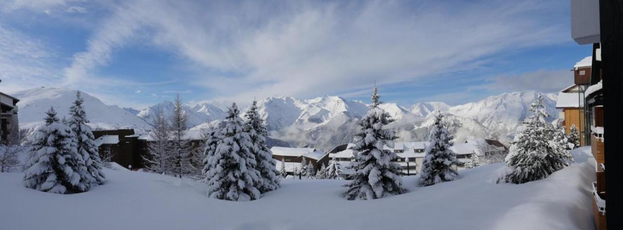 Appartement Dans Residence Du Roche Mantel -Alpes Huez Face A L'Alpexpress מראה חיצוני תמונה